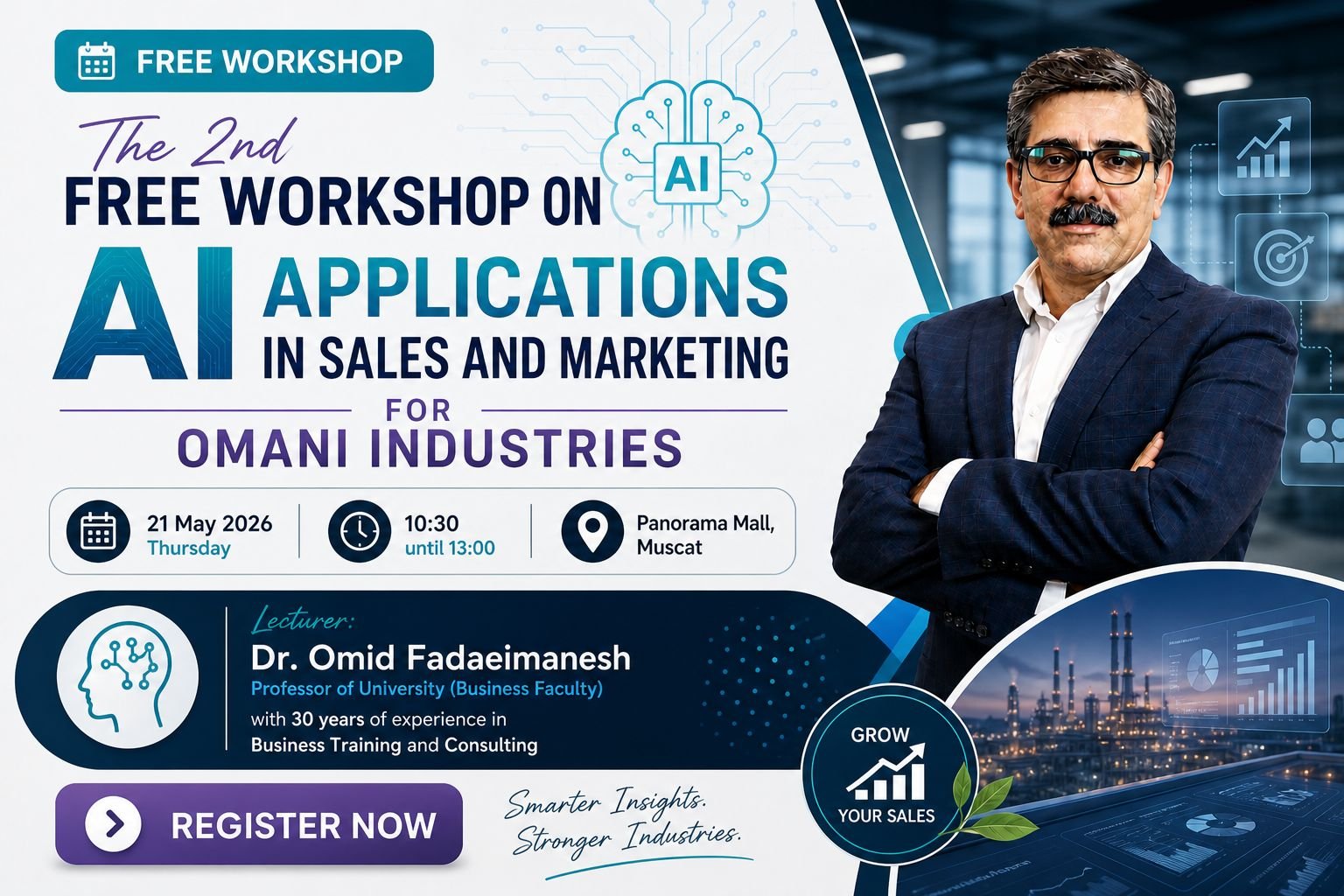 The 2nd Free Workshop on AI Applications in Sales and Marketing